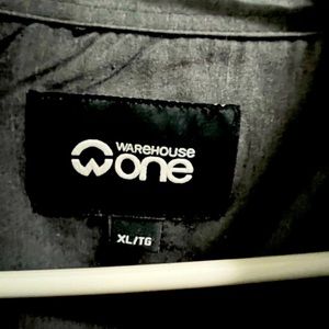 Long sleeve dark grey dress shirt